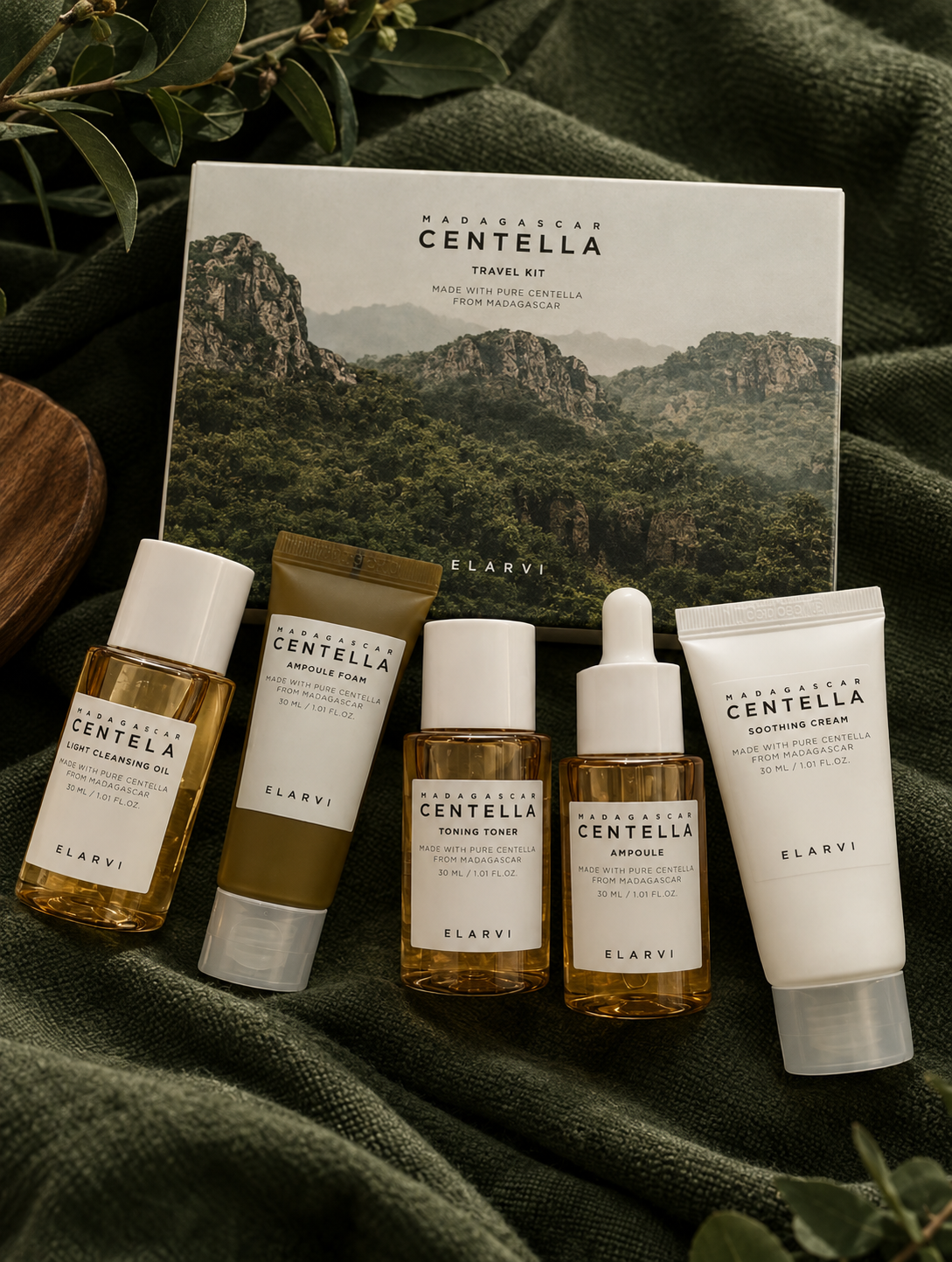 Madagascar Centella Travel Kit
