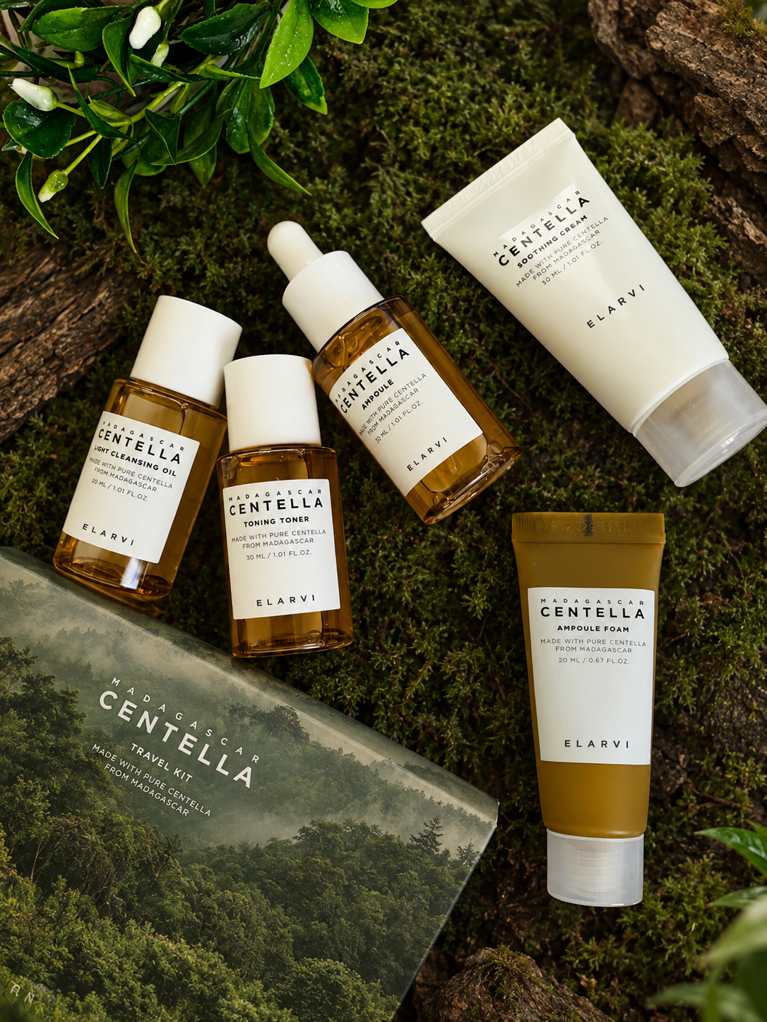 Madagascar Centella Travel Kit